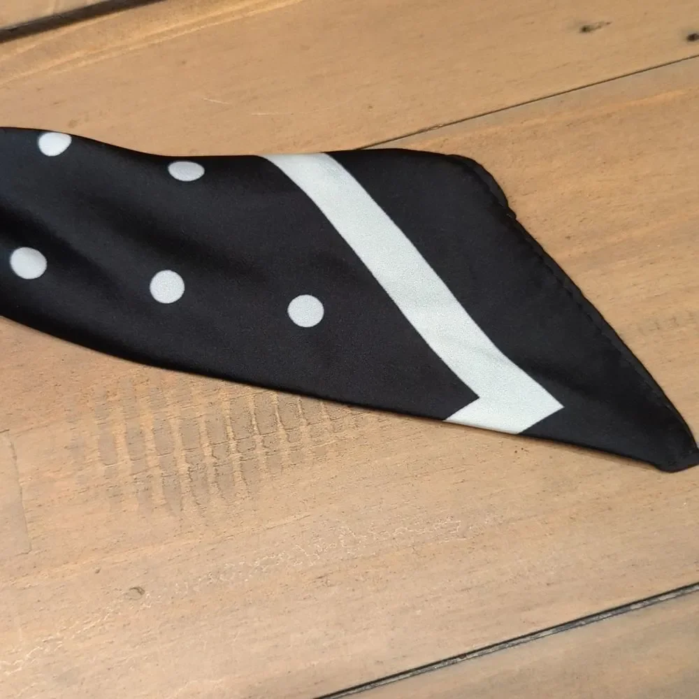 Scrunchie Polka Dots Scarf